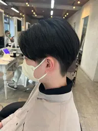 【メンズカット】 & 【前髪縮毛矯正】