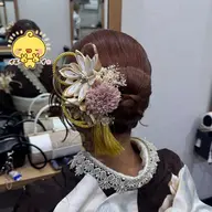 【アップスタイルヘアセット】結婚式・ライブ前に♡崩れにくく可愛く仕上げます✨