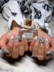 ミニモ限定🦄hand nail (長さ出し10本)デザインやり放題💅オフ無し