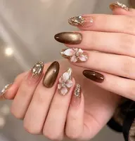 【持ち込みOK】自爪、お好きなデザイン・パーツ付け放題💎オフ別