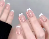 『2級持ちネイリスト』 🎀 フレンチ 🎀 【丁寧ケア込み】✨フィルイン対応✨