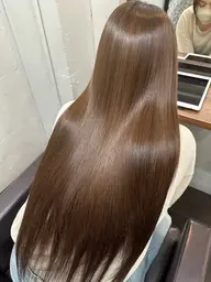 🌹【先着2名限定】美髪メニュー🌹ツヤサラ間違いなし！！カット+カラー＋髪質改善トリートメント💖ストレート仕上げ✨
