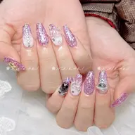 🌸🌸人気No.1持ち込みデザインやり放題(デザイン6本程度)ストーンのせ放題🌸🌸オフ+500円