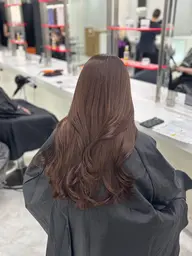 🧚🏻‍♀️赤み消しオリーブ🧚🏻‍♀️ワンカラー➕スタイルチェンジカット