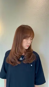 【伸びてきた白髪が気にならない様に】白髪ぼかしカラー+カット+艶髪トリートメント