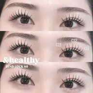 【🎀①&healthy🎀】(バインドロック40-80束&パーマ)+美眉スタリング(間引き+¥500)