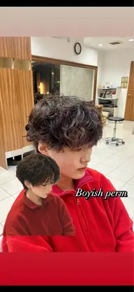 🌸新規様レディース限定🌸カット✂️➕コスメパーマ🌀ボーイッシュ/メンズライク/ツイスパ/波巻き/シャドウ