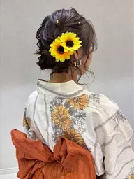 🎆花火大会・お祭り前に♡浴衣ヘアセット