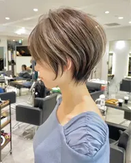 🫧小顔補正カット + イルミナカラー✨✨(トリートメント付き)ばつっとくびれボブ✂️