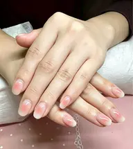 期間限定【ソフトジェルオフ無料】チークネイル/ベースカラー込み