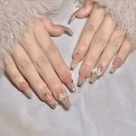 【取れにくい!!スカルプ♪】長さ出し10本 +デザイン何でもOK!! 無制限