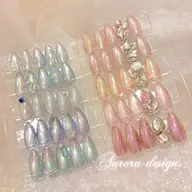 【練習モデル】オーロラデザインコース💫(オフあり)¥6500-