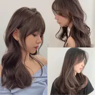 【美髪に髪質改善】カット+イルミナカラー+ライト髪質改善トリートメント🫧 韓国 ワンホン レイヤー くびれ 暖色