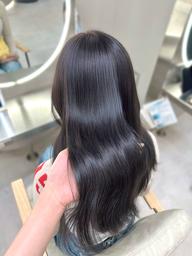 🎀トーンダウンうる艶カラー🎀 地毛風黒髪🫧🪽