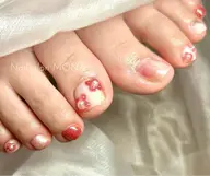 🦶【foot】ハーフコース(ケア込)💍1~5本アート、他マグネット、フラッシュ