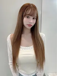 🖤⟡.·ワンカラー➕シールエクステ80本🖤⟡.·レイヤーカットも可能💫【エクステ/原宿】