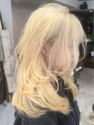 🤍【ブリーチ＋ケラフェクトTR】ハイトーン・透明感カラー✨