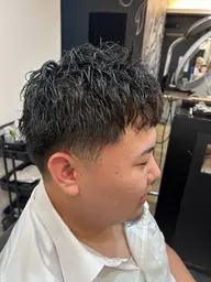 カットシャンプー+アイロンパーマ
