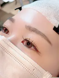 ＜お得なSET割🤍> まつ毛パーマorパリジェンヌ＋美眉アイブロウWAX（眉メイク付🌷) ¥9,000→¥7990