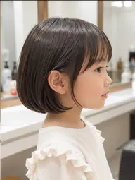 小学生以下ボブ以下の女の子限定🎀キッズカット