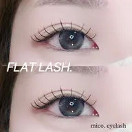 【open campaign】フラットラッシュ80本 オフ込み Lカールシリーズ別途550円