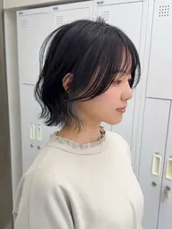 【ミニモ限定】カット＋ポイント縮毛矯正🌱自然な丸みで柔らかいストレートにできます🌈
