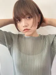 リピーター様用🙌[土日も利用可🎵前髪カット＋カラー＋3STEPトリートメントクーポン]可愛く似合わせます♪