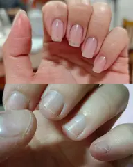 【指先美人】自爪風仕上がりコース(薄爪/割れ爪/亀裂の自爪補強コース)健康的な自爪育成に🎶