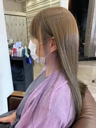 【✨横浜駅徒歩7分🚶♀️✨】ツヤツヤカラー+最高級ハホニコトリートメント✨😌 (※カット無し🙅♂️)