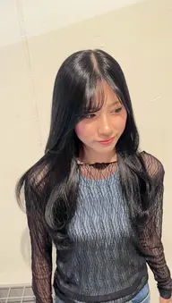 〔🌷大人気メニュー🌷〕顔周りカット✂️+透明感カラー🫧→¥2500円~¥4000円