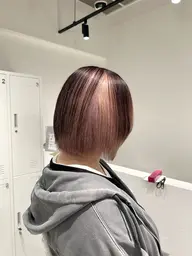 🫣‪【さりげないお洒落・チラ見せカラー】ケアブリーチ・インナー＋カラー＋1stepトリートメント💕