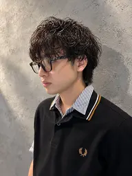 【メンズ限定】カット+パーマ🧑🦱 韓国・シャドウ・カルマ・波巻き対応