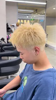 💙メンズ限定クーポン💙ブロンドヘアー  ダブルカラー➕サロンオリジナルトリートメント