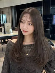 【迷ったらこのメニュー✨】小顔に見える似合わせカット✂️+AFLOATオリジナルトリートメント🫧