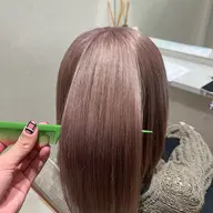 【ダメージ最小】ケアブリーチ➕カラー➕内部補修ケアTR