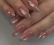 ネイル導入🩵記念✨10月限定モニター価格✨🎀ジェル🎀マグネットベースラメラインフレンチ【オフ有】