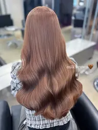 【ダメージレス✨️】💛𝐖 𝐂𝐨𝐥𝐨𝐫💛(リタッチorブリーチ1回)➕最高級トリートメント