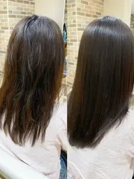 似合わせカット+コスメストレート