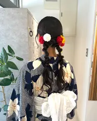 【7月限定.*・゚】夏祭り&花火大会ヘアセット👘͙͘͡★