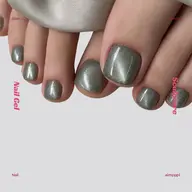 【 仙台 フットネイル 】マグネットネイル|ネイルケア込み ¥8,990 ※オフなし