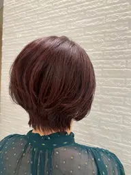 お手入れ簡単🌟ツヤツヤ🌟カット+カラー+オージュア4st or5st内部補修トリートメント
