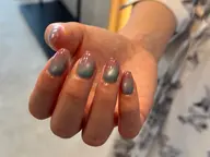 【Hand】☆SNS大人気2色カラーグラデーション＋マグネット　色変更OK