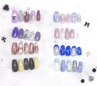 【オフなし】人気NO.1☆サンプルから選ぶジェルネイル定額コース2500円