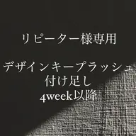 デザインキープラッシュ【4week以降付け足し】
