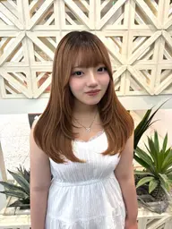 🤍【動きのあるスタイル】ミディアムロングレイヤーカット(※シャンプーブロー込み)