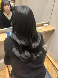 ⚠️艶感カラー➕カット➕tokio5stepトリートメント【浸透率⤴️超音波付き】💎コテ巻き付き