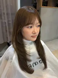 🧡カラー+メンテナンスカット(毛量調節・前髪)+トリートメント🧡