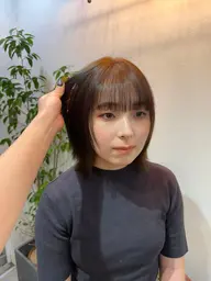 🥣ブリーチなしダブルカラー+2step treatment🥣