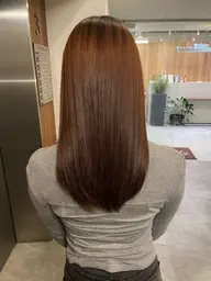 ⚪️ブリーチなしグレーカラー(白髪染め)+Flowdia 4stepトリートメント🍑🩶