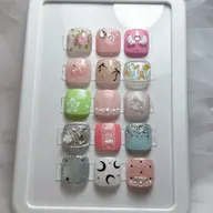 【サンダル準備🩰🧚🏻】フット👣親指2本アート✨フットバス付き🛁🫧